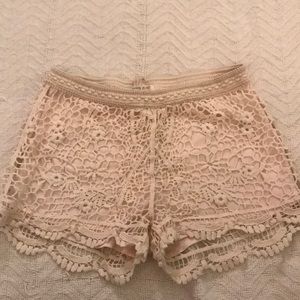 forever 21 lace shorts